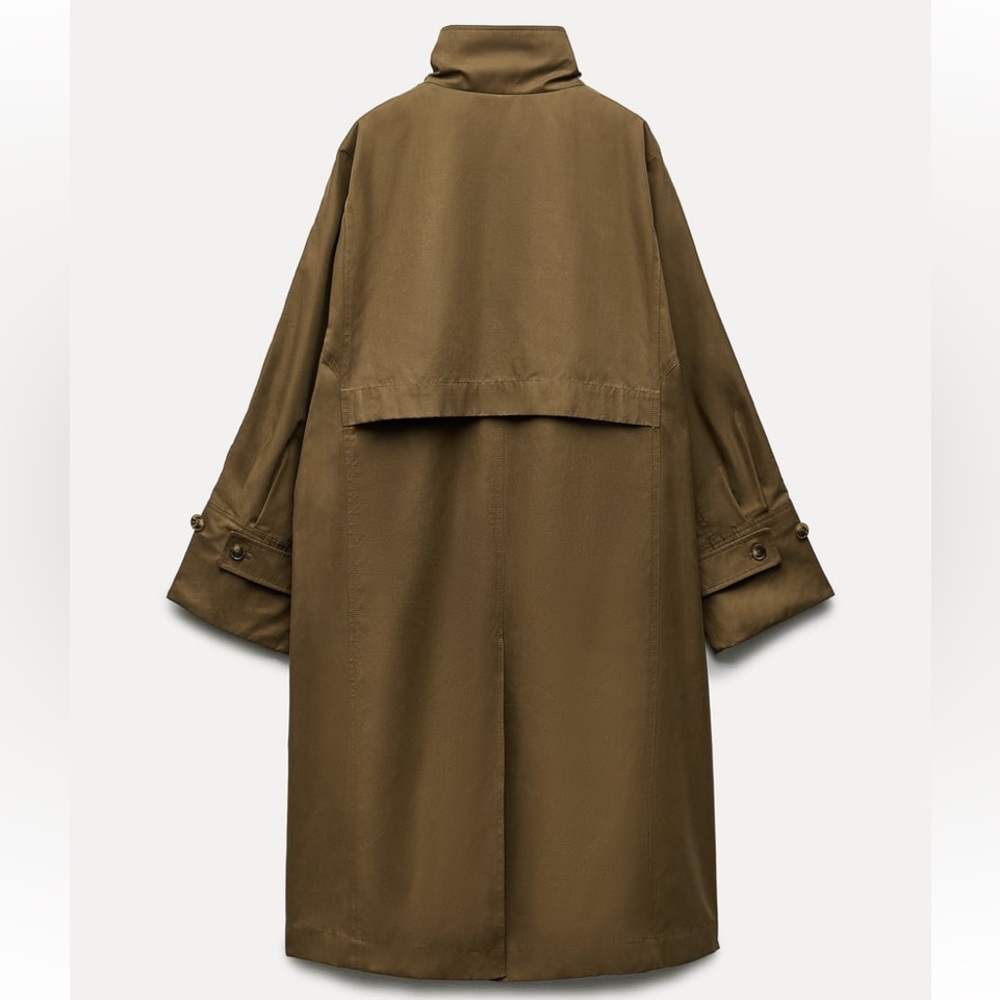 Zara water repellent trench coat - Picture 6 of 10